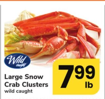 ACME Large snow crab clusters offer