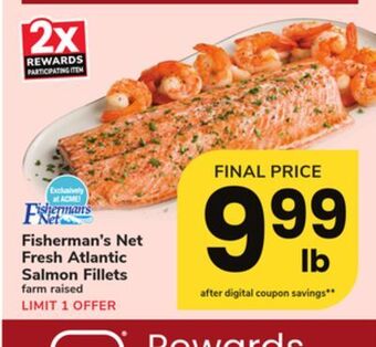 ACME Fisherman's net fresh atlantic salmon fillets offer