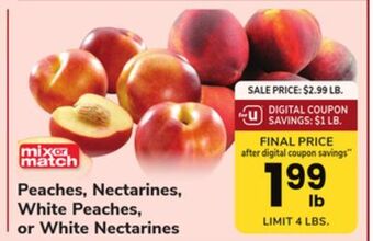 ACME Peaches, nectarines, white peaches, or white nectarines offer
