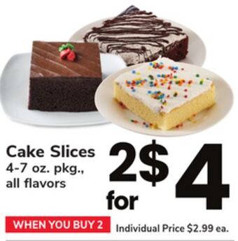 ACME Cake slices offer
