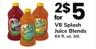 ACME V8 splash juice blends offer