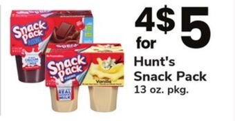 ACME Hunt's snack pack offer