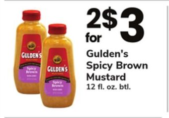 ACME Gulden's spicy brown mustard offer