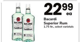 ACME Bacardi superior rum offer
