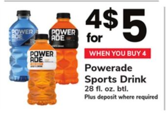 ACME Powerade sports drink offer