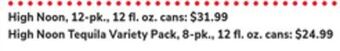ACME High noon tequila variety pack offer