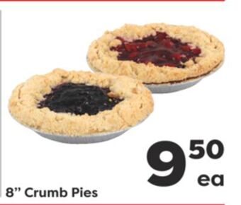 Weis Markets 8 crumb pies offer