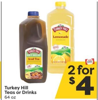 Weis Markets Turkey hill teas or drinks offer