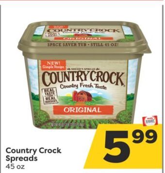 Weis Markets Country crock spreads offer