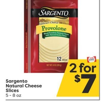 Weis Markets Sargento natural cheese slices offer