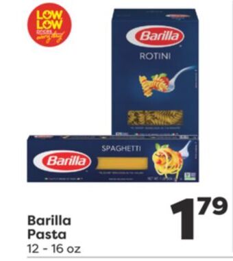 Weis Markets Barilla pasta offer