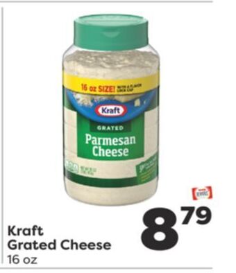 Weis Markets Kraft grated cheese offer