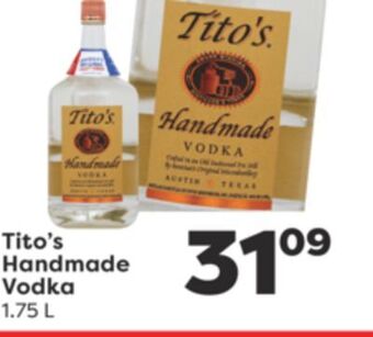 Weis Markets Tito's handmade vodka offer