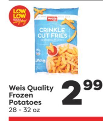 Weis Markets Weis quality frozen potatoes offer