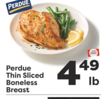 Weis Markets Perdue thin sliced boneless breast offer
