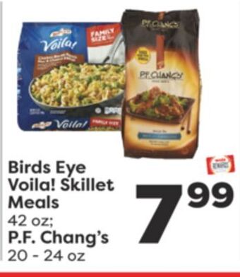 Weis Markets Birds eye voila! skillet meals 42 oz p. f. chang's 20-24 oz offer