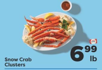 Weis Markets Snow crab clusters offer