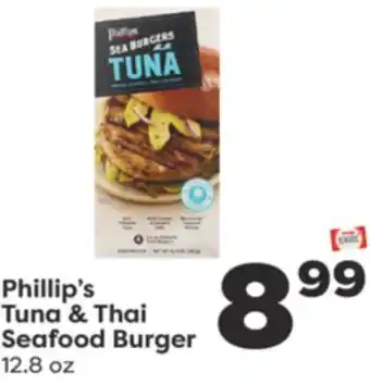 Weis Markets Phillip's tuna & thai seafood burger offer