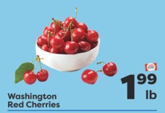 Weis Markets Washington red cherries offer