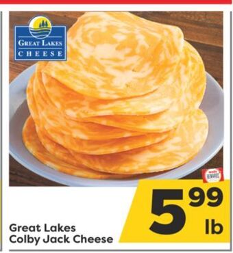 Weis Markets Great lakes colby jack cheese offer