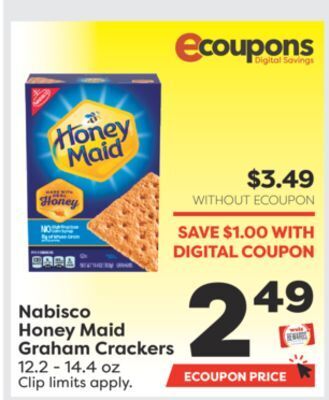 Weis Markets Nabisco honey maid graham crackers offer