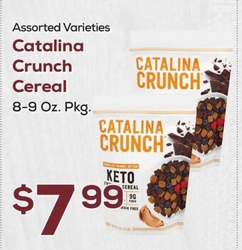 DeCicco & Sons Catalina crunch cereal offer