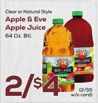 DeCicco & Sons Apple & eve apple juice offer