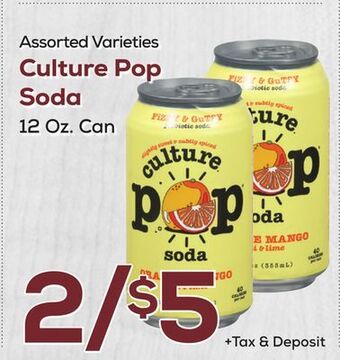DeCicco & Sons Culture pop soda offer