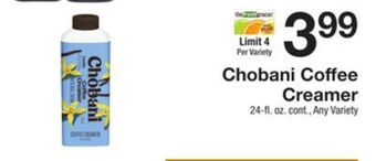 The Fresh Grocer Coffee creamer offer