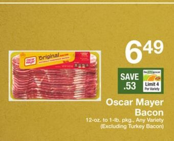 The Fresh Grocer Bacon offer