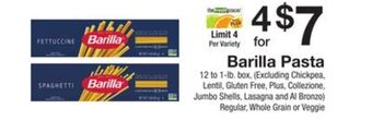 The Fresh Grocer Pasta offer