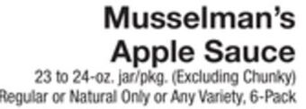 The Fresh Grocer Apple sauce offer