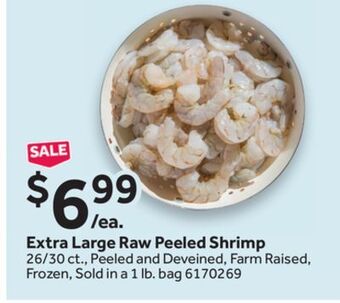 Stop&Shop Extra large raw peeled shrimp offer