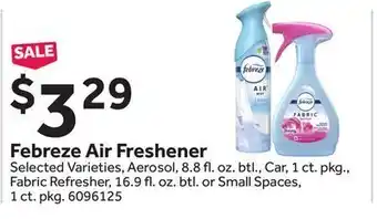 Stop&Shop Febreze air freshener offer