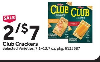 Stop&Shop Club crackers offer