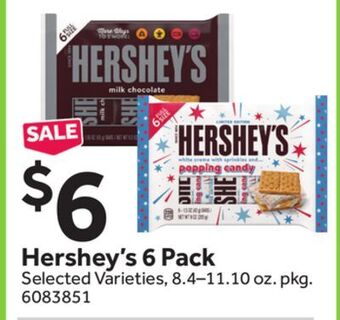 Stop&Shop Hershey's 6 pack offer