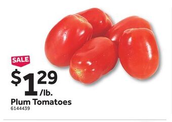 Stop&Shop Plum tomatoes offer