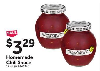 Stop&Shop Homemade chili sauce offer