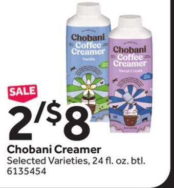 Stop&Shop Chobani creamer offer