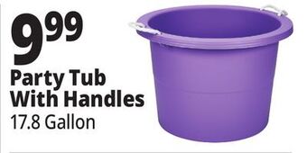 Ocean State Job Lot Party tub with handles offer