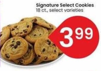 Albertsons Signature Select Cookies 18 ct, select varieties offer