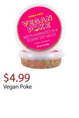 Trader Joe's Vegan poke offer
