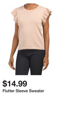 TJ Maxx Flutter sleeve sweater offer