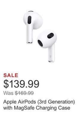 Costco Apple airpods (3rd generation) with magsafe charging case offer