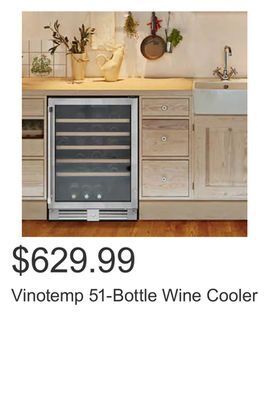 Costco Vinotemp 51-bottle wine cooler offer