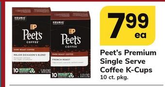 ACME Peet's premium single serve coffee k-cups offer