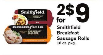 ACME Smithfield breakfast sausage rolls offer