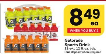 ACME Gatorade sports drink offer