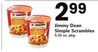 ACME Jimmy dean simple scrambles offer