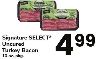 ACME Signature select® uncured turkey bacon offer